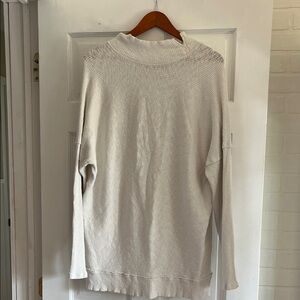 We The Free Textured Cream Knit Top